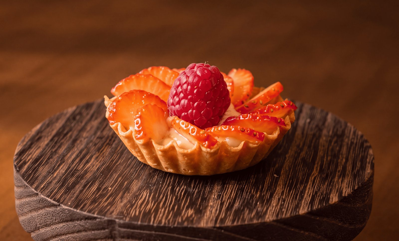 Fresh berry tartlet
