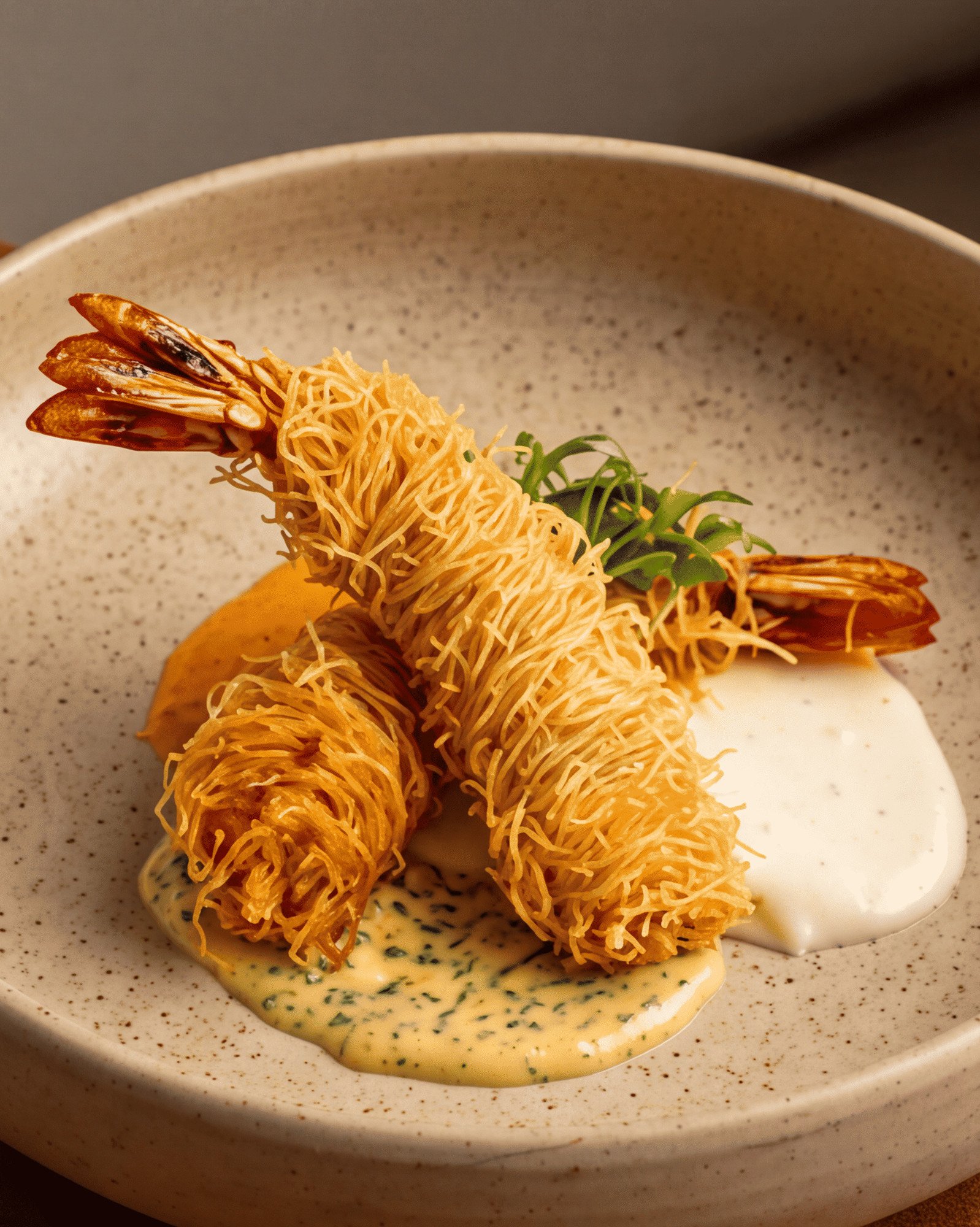 Kadayif shrimp
